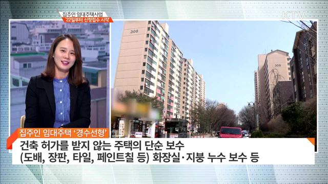 집주인 임대주택사업 '22일부터 신청접수 시작' [경제 인사이드]
