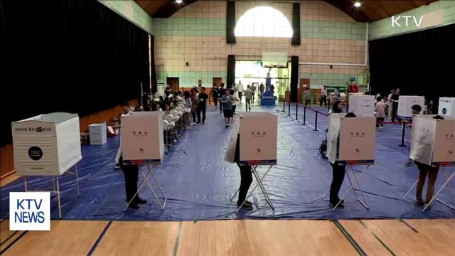 대선 투표, '지정 투표소'에서 오후 8시까지