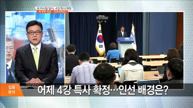 북 미사일 발사, 4강 특사 확정, 새 정부 외교·안보전략은? [집중분석]