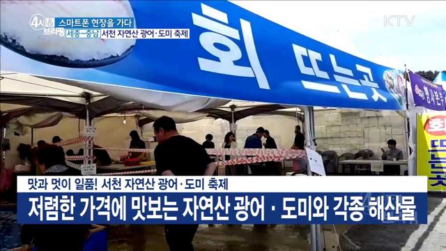 맛과 멋이 일품! 서천 자연산 광어·도미 축제
