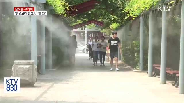 "올 여름, 평년보다 덥고 비 덜온다"