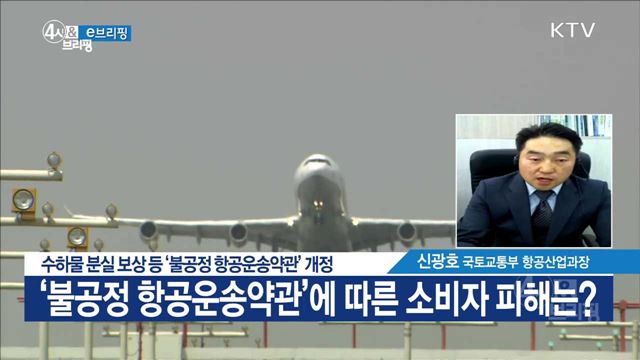 수화물 분실 보상 등 '불공정 항공운송약관' 개정 [e 브리핑]