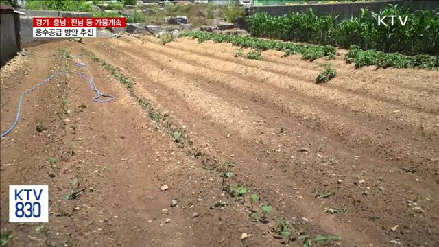 경기·충남·전남 등 가뭄 계속…용수공급 방안 추진