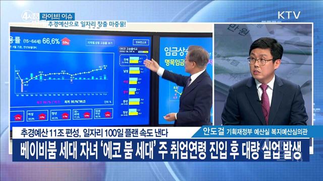 추경예산 11조 편성, 일자리 100일 플랜 속도 낸다 [라이브 이슈]