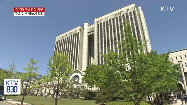 정유라 구속영장 청구…구속 여부 밤늦게 결정