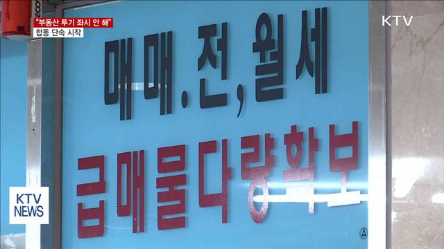 "부동산 투기 좌시 안 해…과열지역 맞춤형 대응"