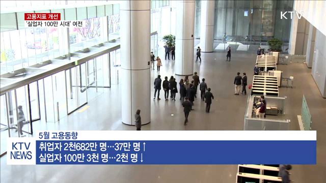 고용지표 개선됐지만…'실업자 100만 시대' 여전