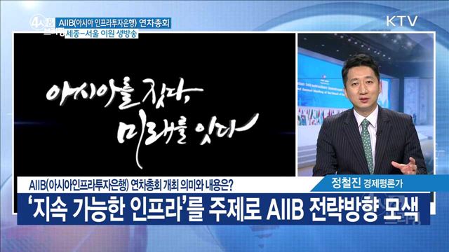 AIIB(아시아인프라투자은행)연차총회 개최 의미와 내용은?
