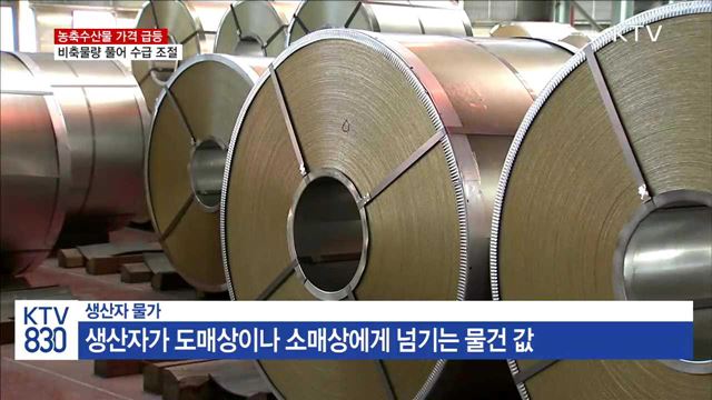 농축수산물 가격 급등…비축물량 풀어 조절