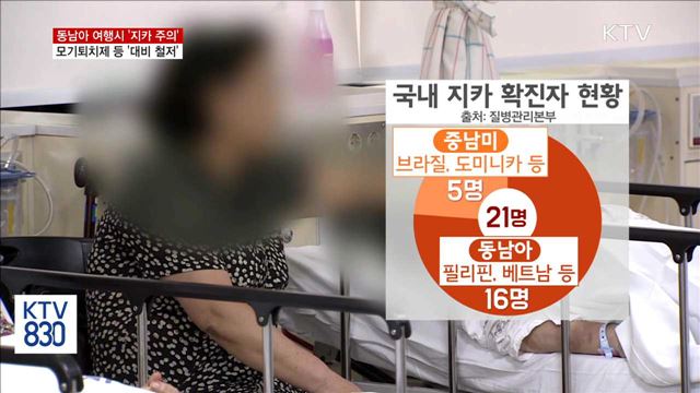휴가철 동남아 여행 시 "모기 조심하세요"