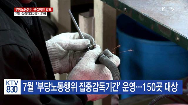 다음 달부터 부당노동행위 집중 감독…'수사매뉴얼' 마련