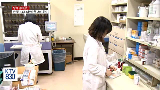 방미 경제인단 5년간 14조 6천억원 대미 투자