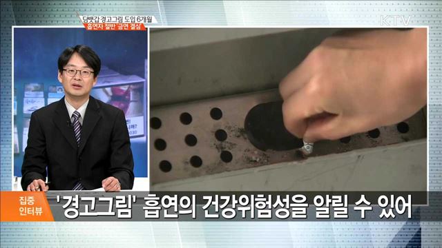 담뱃갑 경고그림 도입 6개월, 흡연자 절반 '금연 결심' [집중 인터뷰]