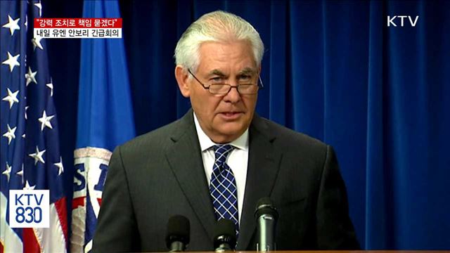 "강력 조치로 책임 추궁"…내일 안보리 긴급회의