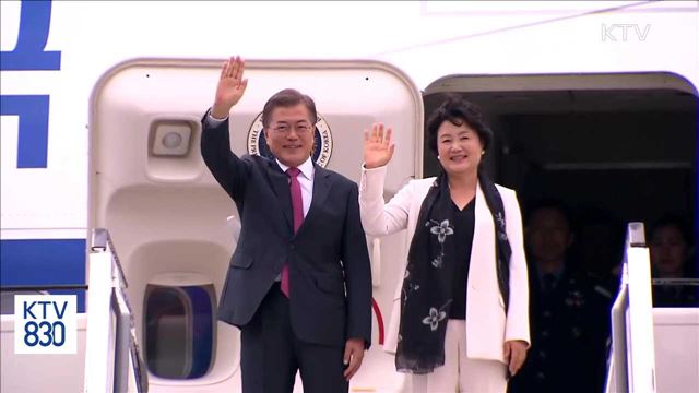 베를린 도착…오늘 메르켈 총리와 만찬회담