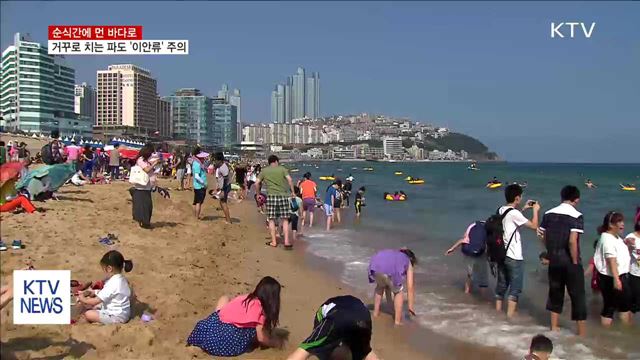 거꾸로 치는 파도 '이안류' 사고 주의