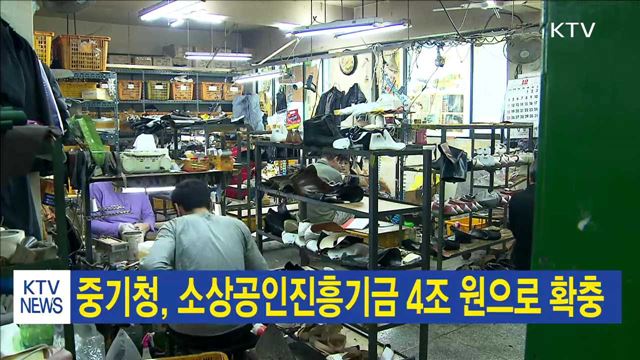 중기청, 소상공인진흥기금 4조원으로 확충