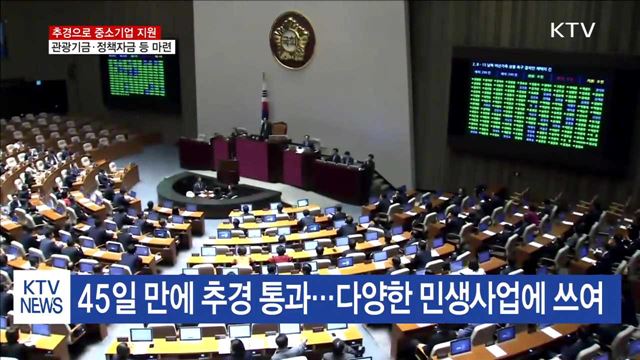 추경 '본격 집행'…관광기금 특별융자·정책자금 지원