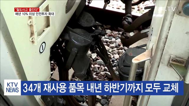 "철도사고 줄인다"…안전투자 매년 10% 이상 확대