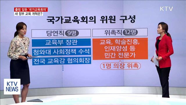 '국가교육회의' 출범…새 정부의 교육 개혁은?