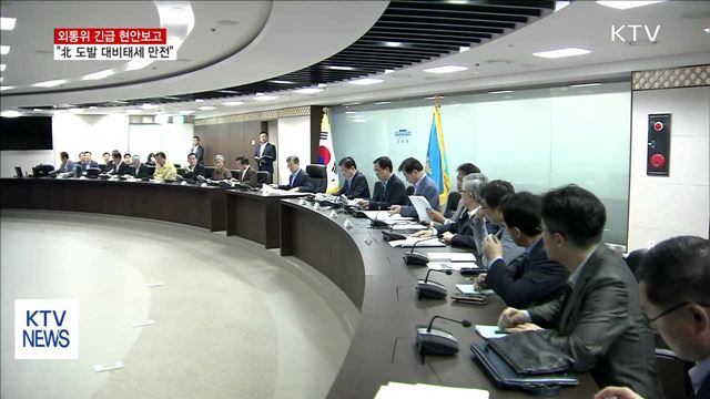 외통위 긴급 현안보고…"北 도발 대비태세 만전"