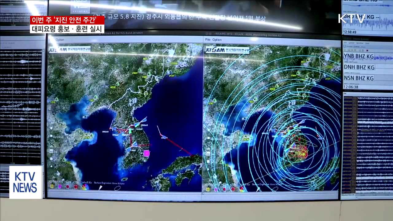 '경주 지진 1주년'… 행동요령 홍보·대피훈련 실시