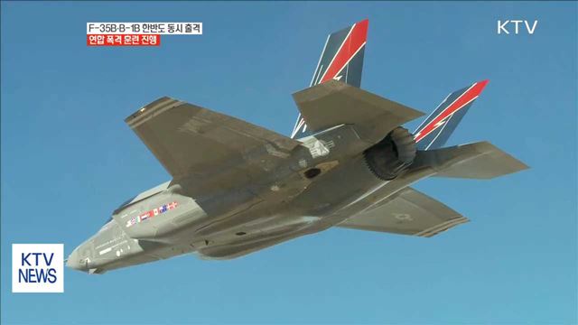 F-35B·B-1B 한반도 동시 출격…연합 폭격 훈련