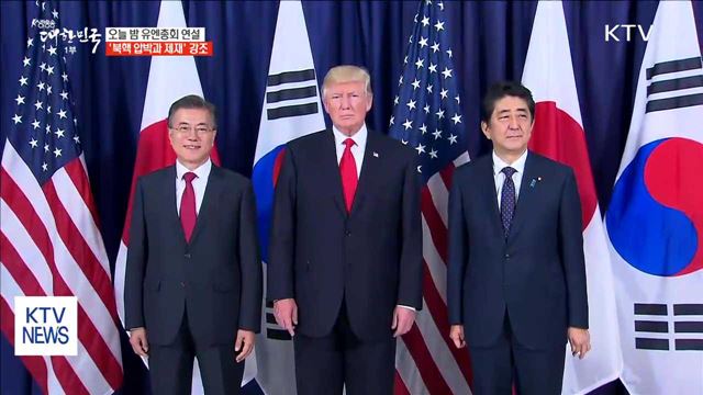 문 대통령, 오늘 밤 유엔총회 연설…'평화·압박'