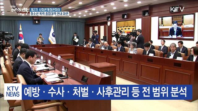 청소년 폭력 종합대책 연내 마련…사회관계장관회의 개최