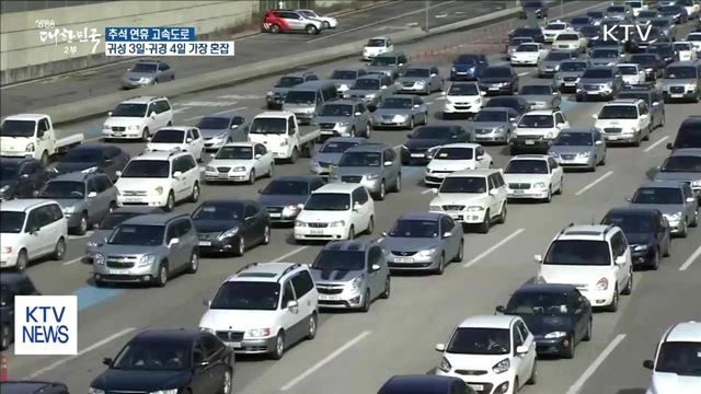 귀성길 3일 오전·귀경길 4일 오후 가장 혼잡
