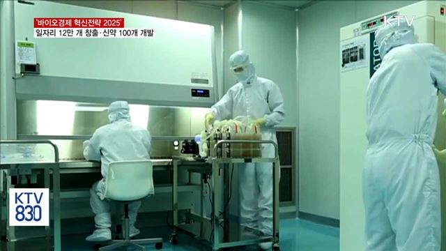 바이오 일자리 12만 개 창출…국산신약 100개 신규 개발