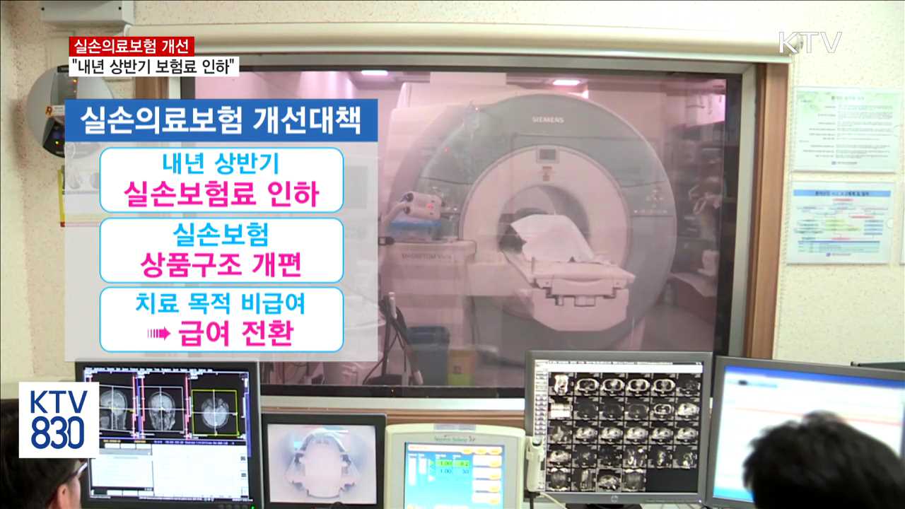 실손의료보험 개선…"내년 상반기 보험료 인하"