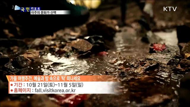  이주의 문화가 산책 (17. 10. 20. 8시)