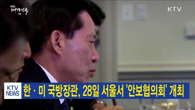 한·미 국방장관, 28일 서울서 '안보협의회' 개최
