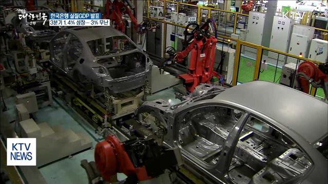 3분기 '1.4%' 성장… 올해 3% 성장 무난