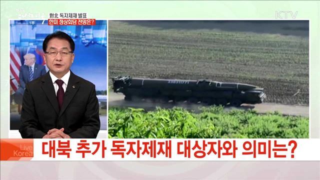 對北 독자제재 발표 한미 정상회담 전망은?
