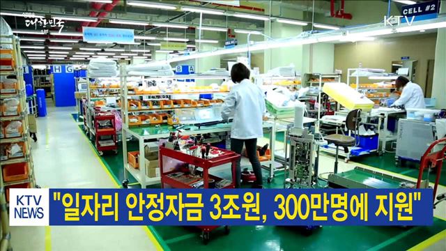 "일자리 안정자금 3조원, 300만명에 지원"