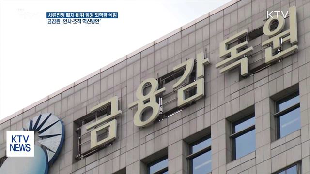 금감원, 서류전형 폐지…비위 임원 퇴직금 삭감