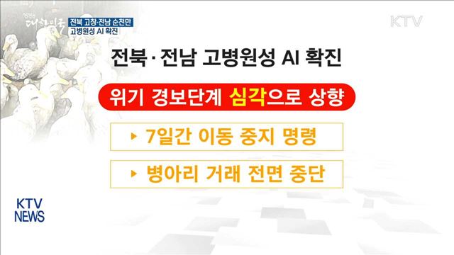 전북 이어 전남 순천만서도 AI 검출…방역 비상