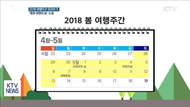 2018 여행주간 미리보기…'평창 여행의 달' 눈길