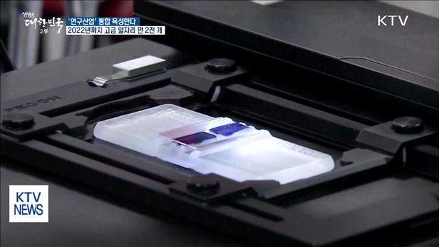 '연구산업'혁신성장 전략 마련…일자리 만 2천 개 창출