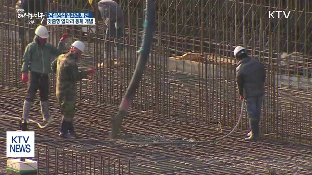 건설산업 일자리 개선… 맞춤형 일자리 통계 개발 