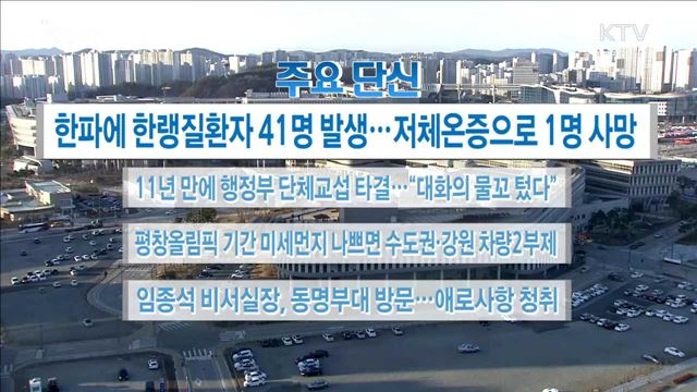 주요 단신(17. 12. 12. 16시)