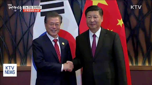 오늘 한중 정상회담…"관계정상화 논의"