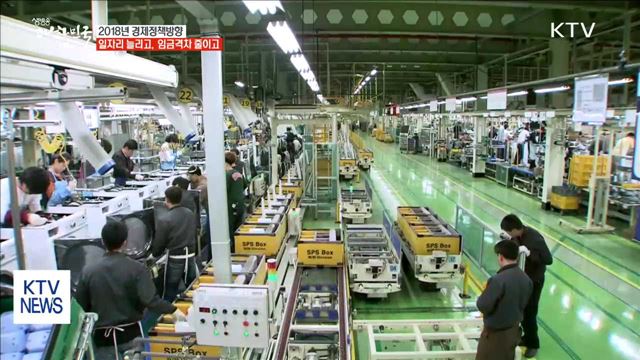 '소득주도 성장 2단계'…일자리 늘리고, 임금격차 줄이고