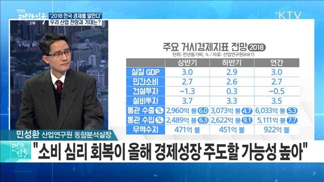 '2018 한국 경제를 말한다' 우리 산업 전망과 기대는? [라이브 이슈]