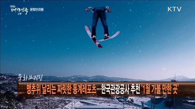 스케이팅부터 빙벽 등반까지 '차가운 겨울, 뜨겁게 즐겨요!' [문화 브리핑]