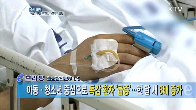 독감 인플루엔자 유행주의보 [e 브리핑]