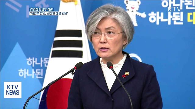 "위안부 합의, 진정한 해결 안돼…재협상 요구 안할것"