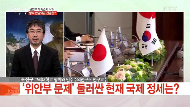 위안부 후속조치 착수 향후 한일외교 전망은?